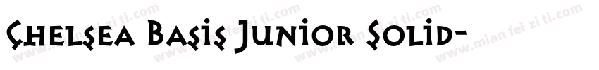 Chelsea Basis Junior Solid字体转换